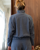 Casaco Layered Atoalhado - Sky