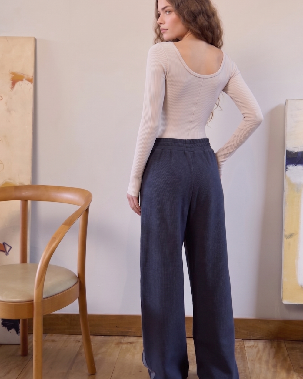 Calça Striped - Marinho