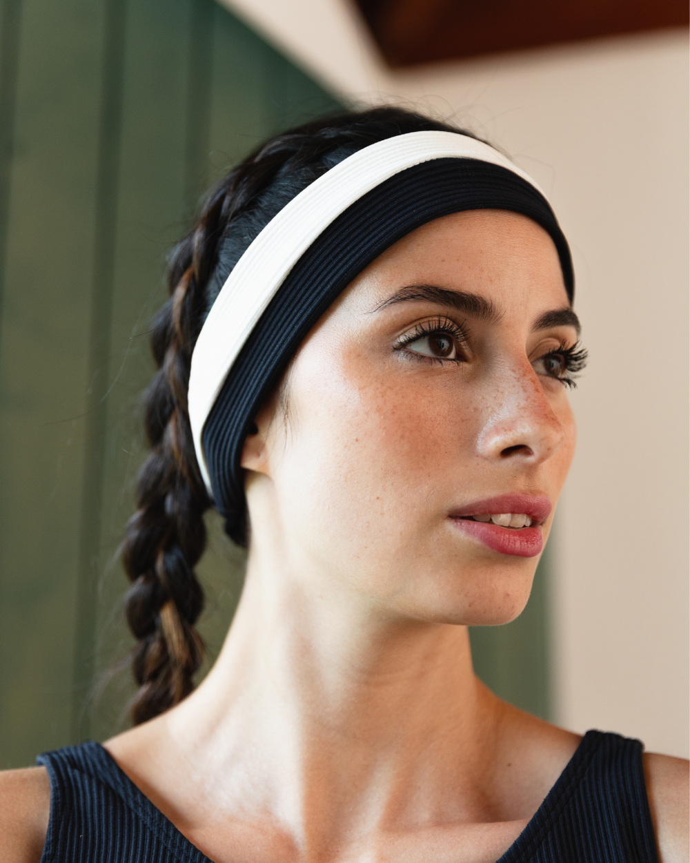 Headband Presença - Preto/Off White