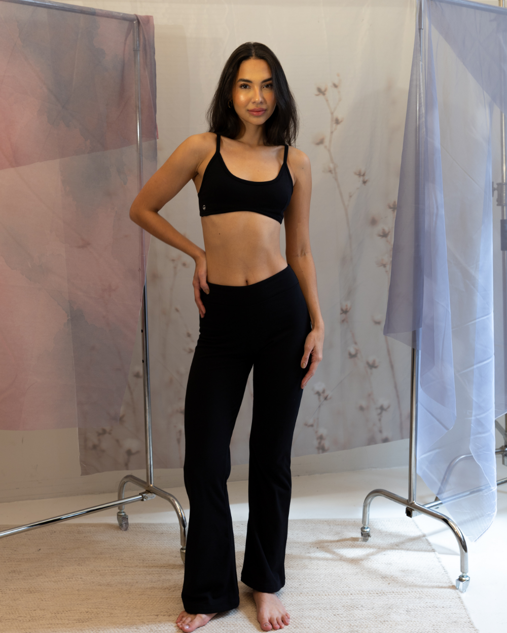 Calça Cotton Flare - Preto