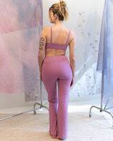 Calça Cotton Flare - Rose